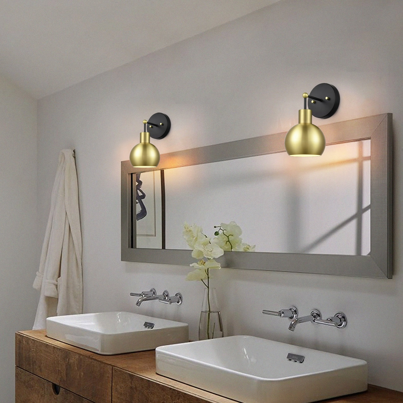 Adjustable vanity light deals