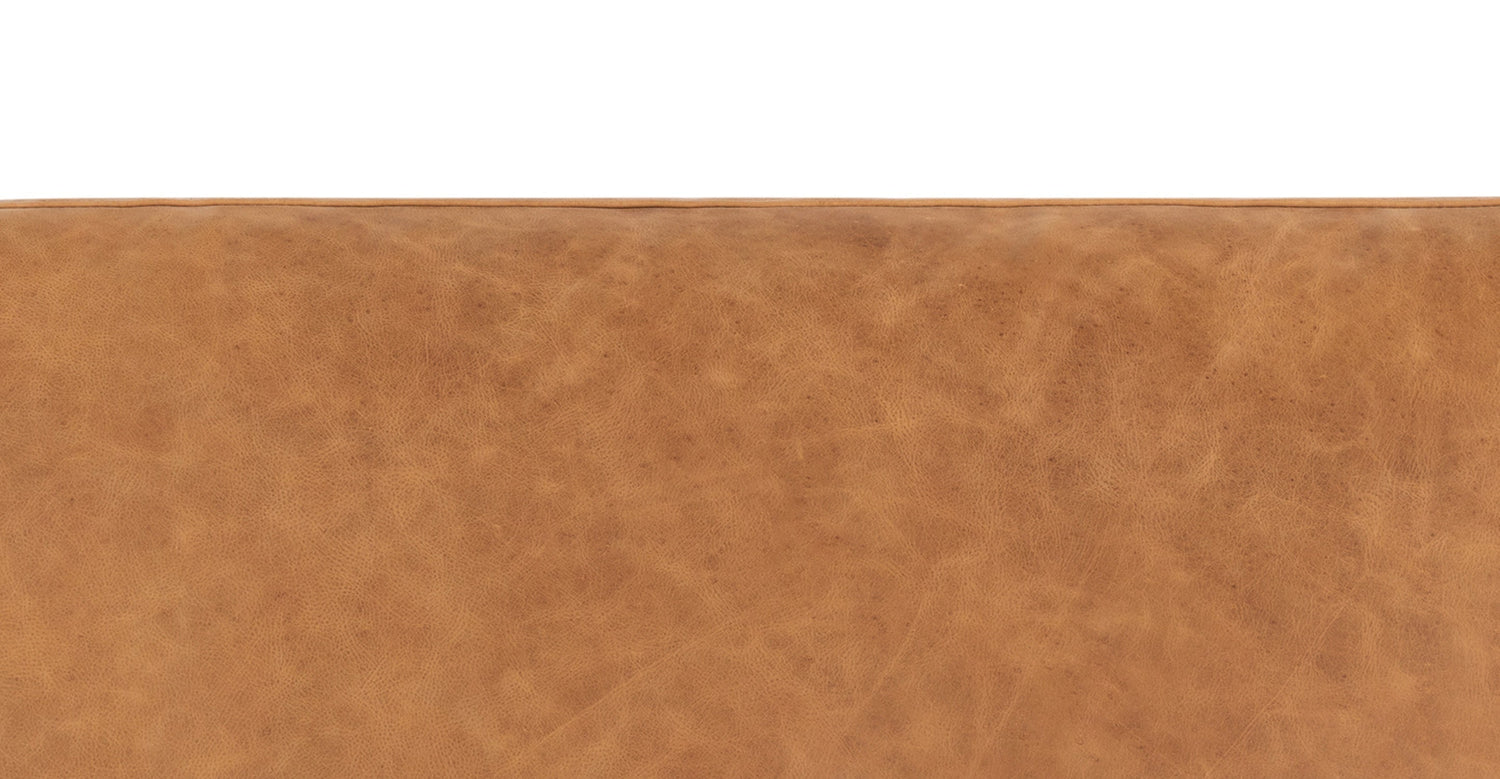 Napa Left-Facing Sectional Sofa Cognac Tan