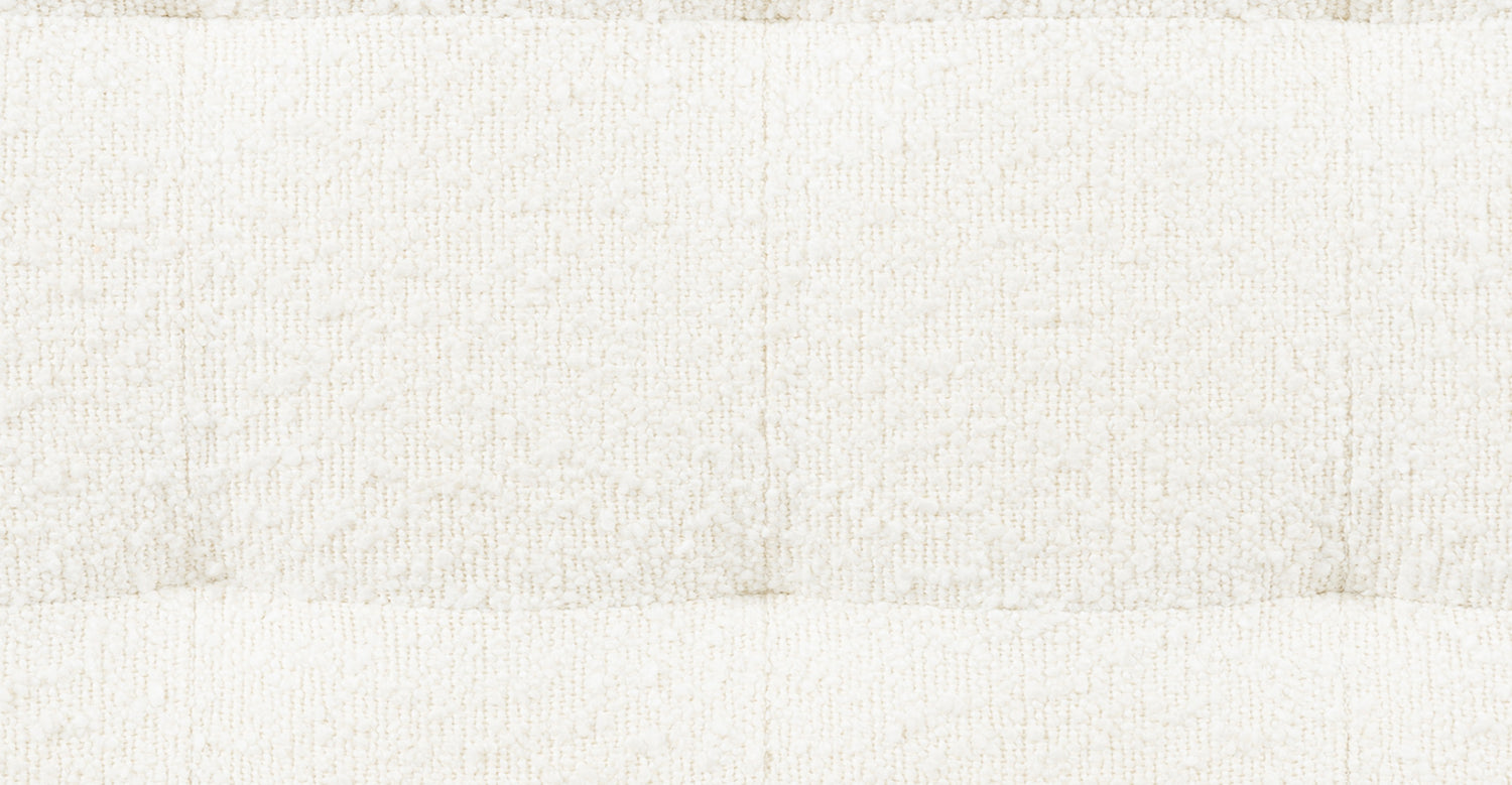 Ivory White Boucle