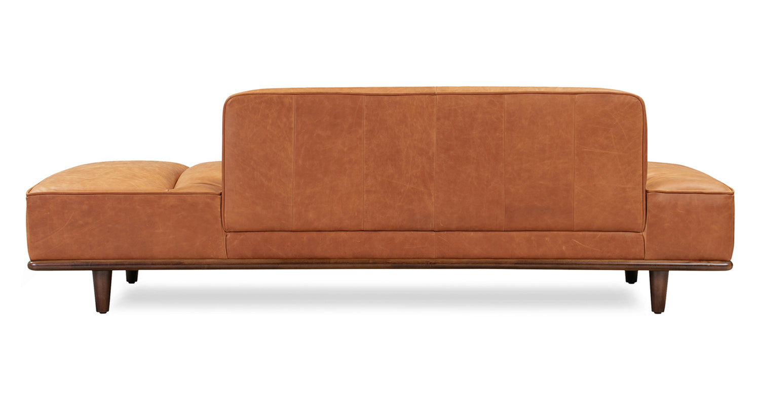Lawndale saddle discount leather daybed