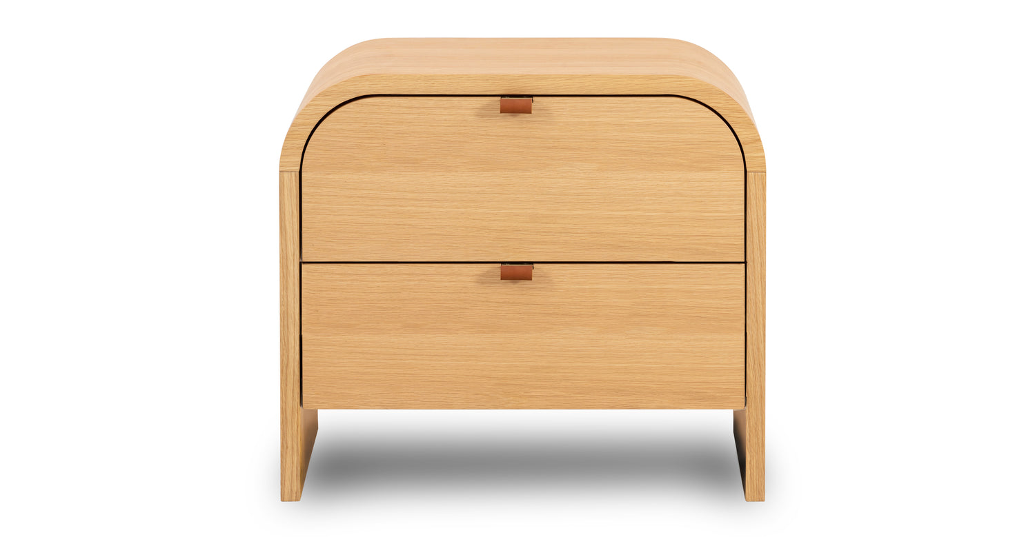 Curved nightstand discount