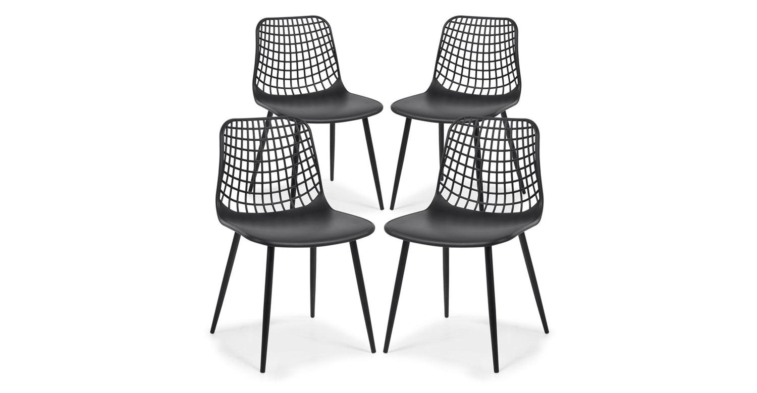 Marais Dining Chair Black/Set of 4