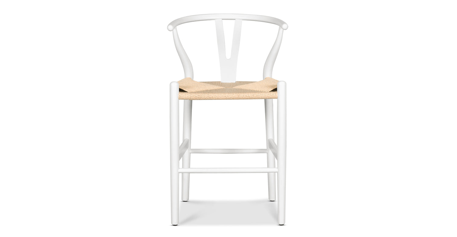 Weave Counter Stool White