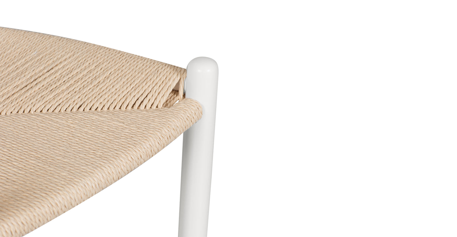 Weave Counter Stool White