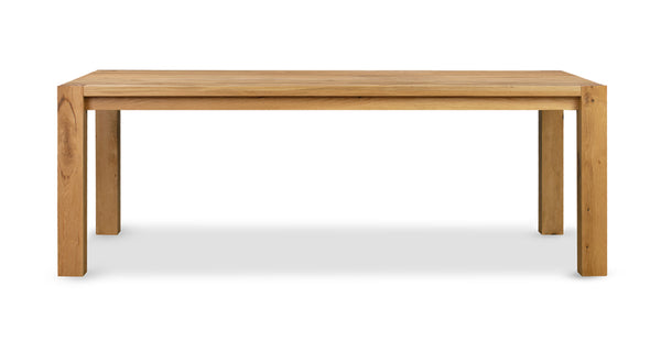 Solid american oak clearance dining table