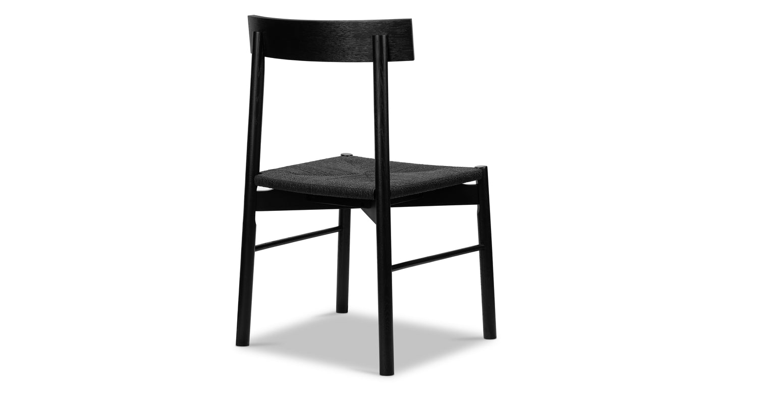 Hamm Dining Chair Pitch Black