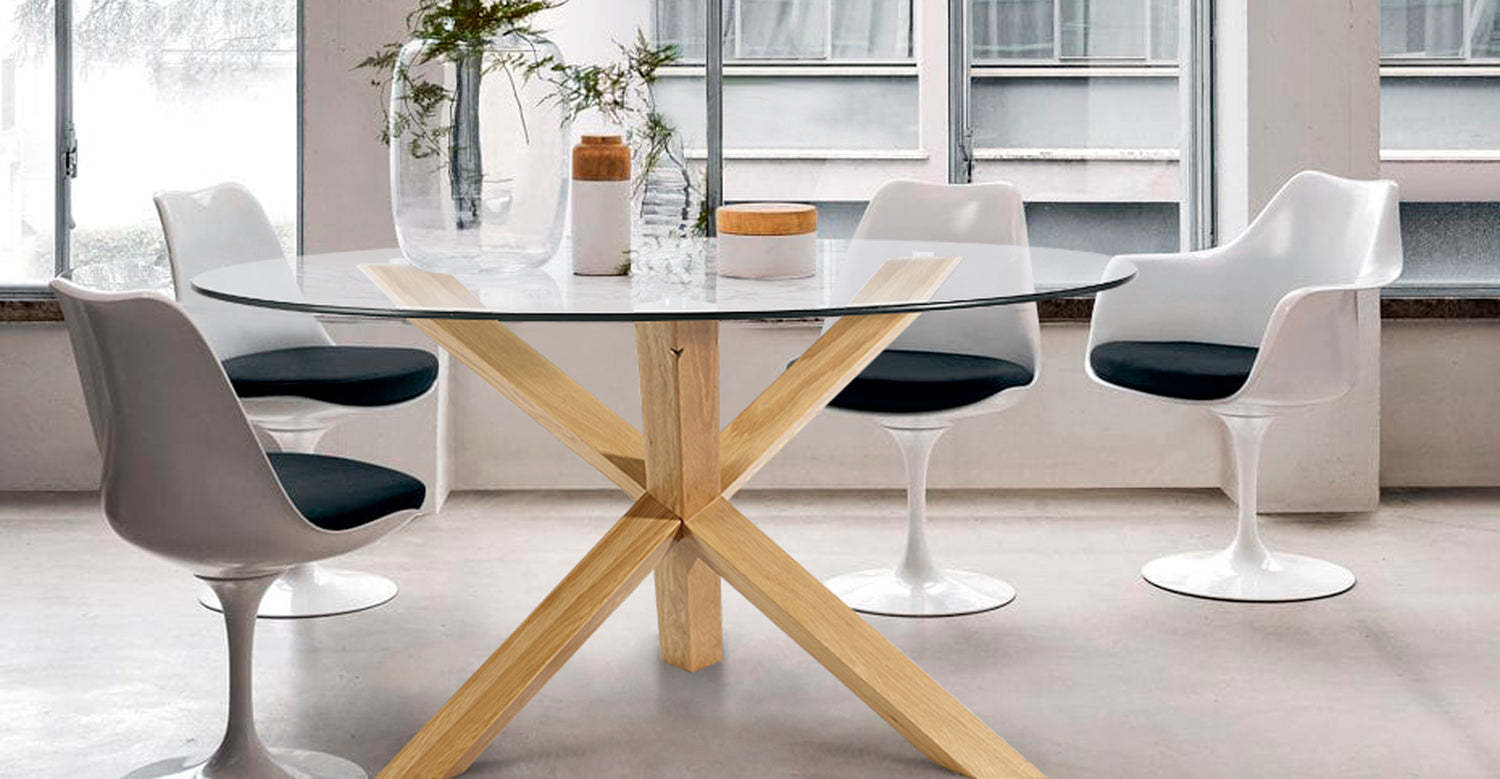 Kennedy Round Dining Table (48