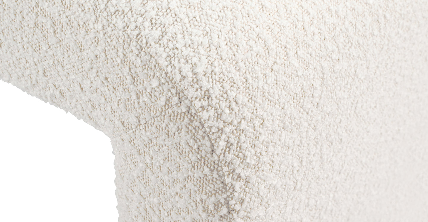 Froth White Boucle