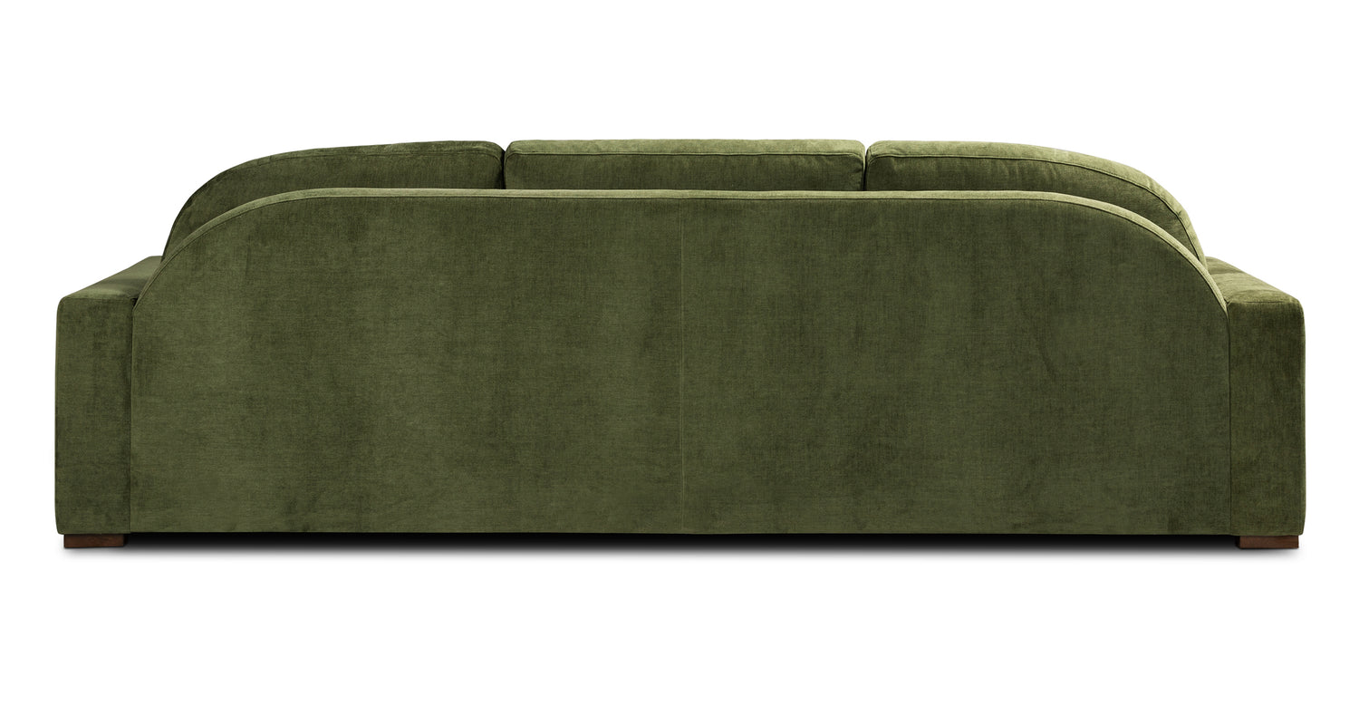 Distressed Green Velvet