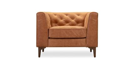 Essex Lounge Chair Collection, Cognac Tan