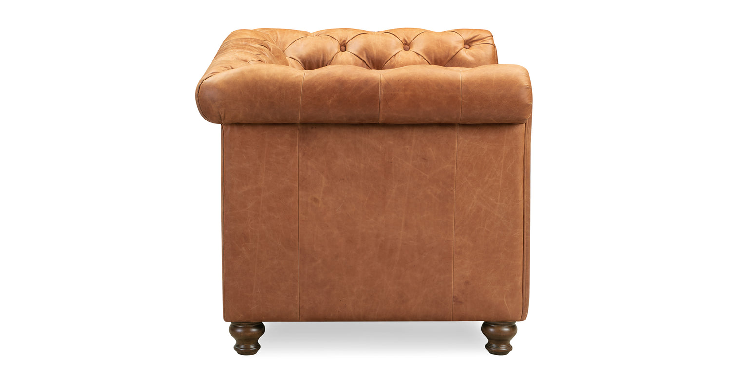 Lyon Lounge Chair Cognac Tan/Set of 2
