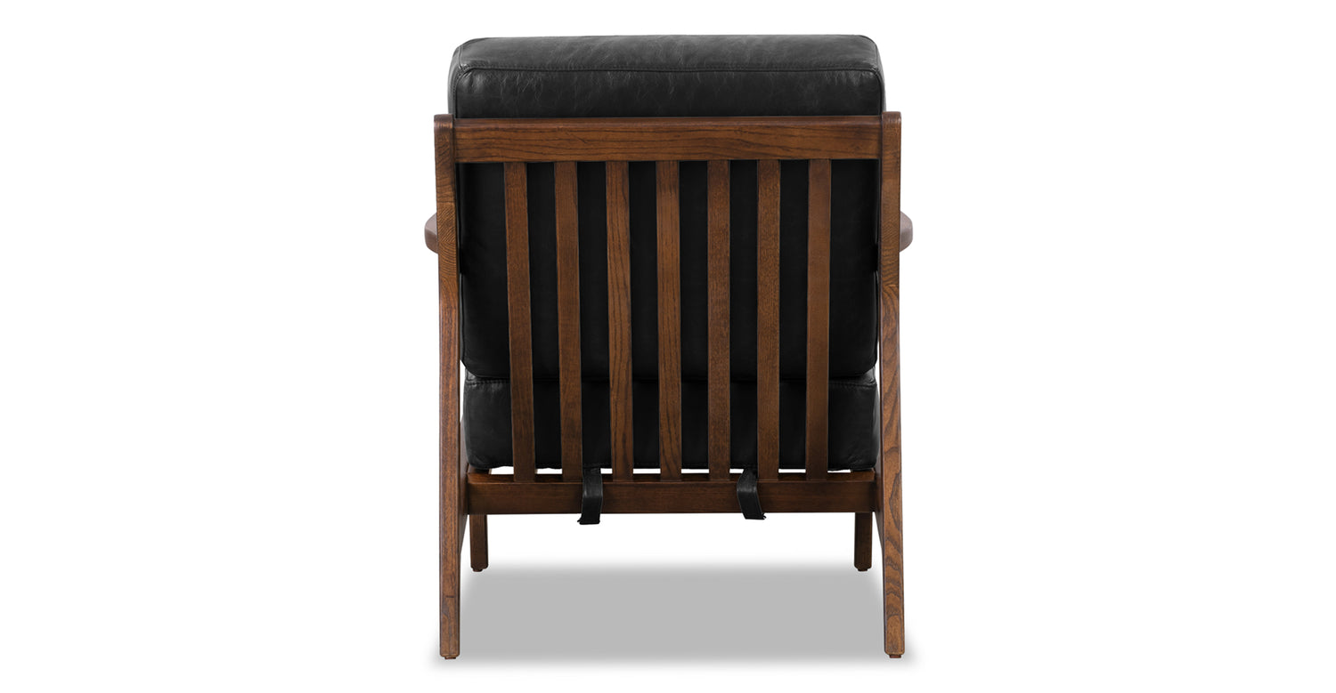 High back leather lounge chair 2025