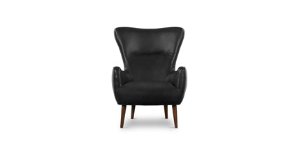 Aida Lounge Chair Collection, Onyx Black
