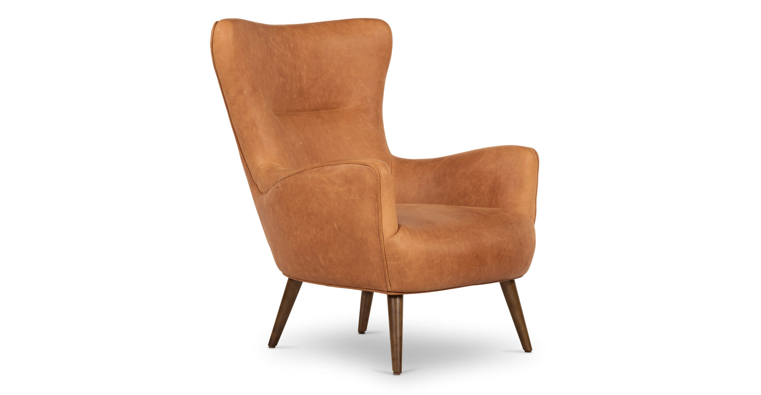 Aida Lounge Chair Cognac Tan/Set of 2