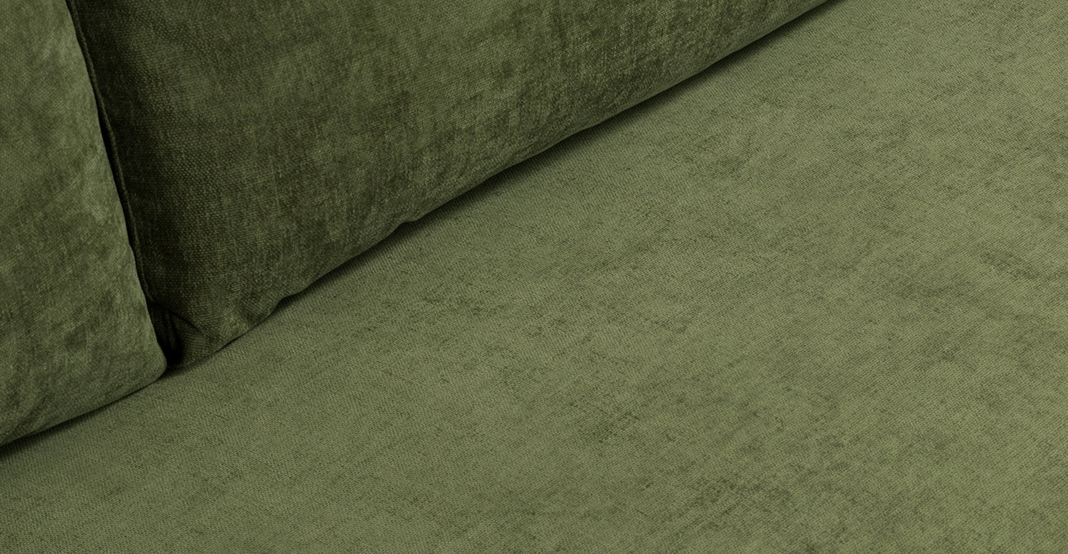 Distressed Green Velvet