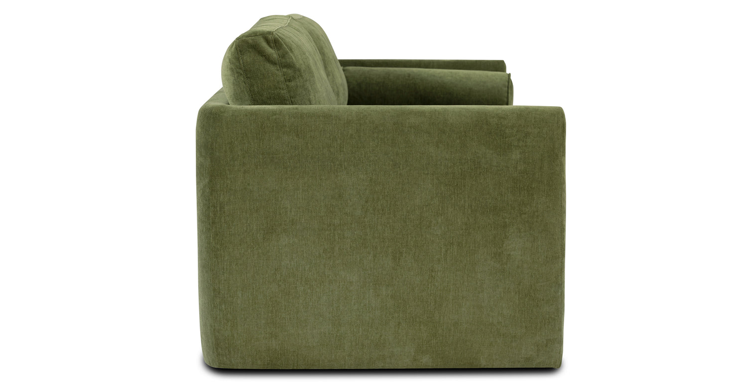 Distressed Green Velvet