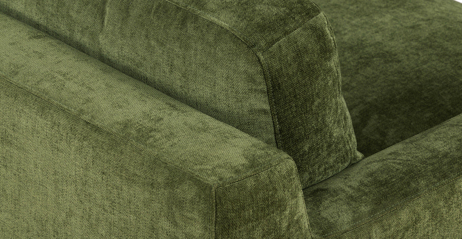Distressed Green Velvet