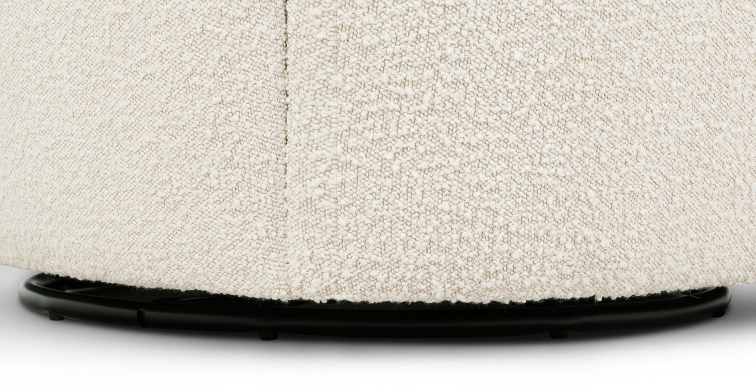 Crema White Boucle