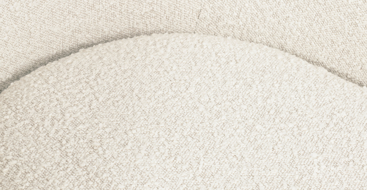 Crema White Boucle