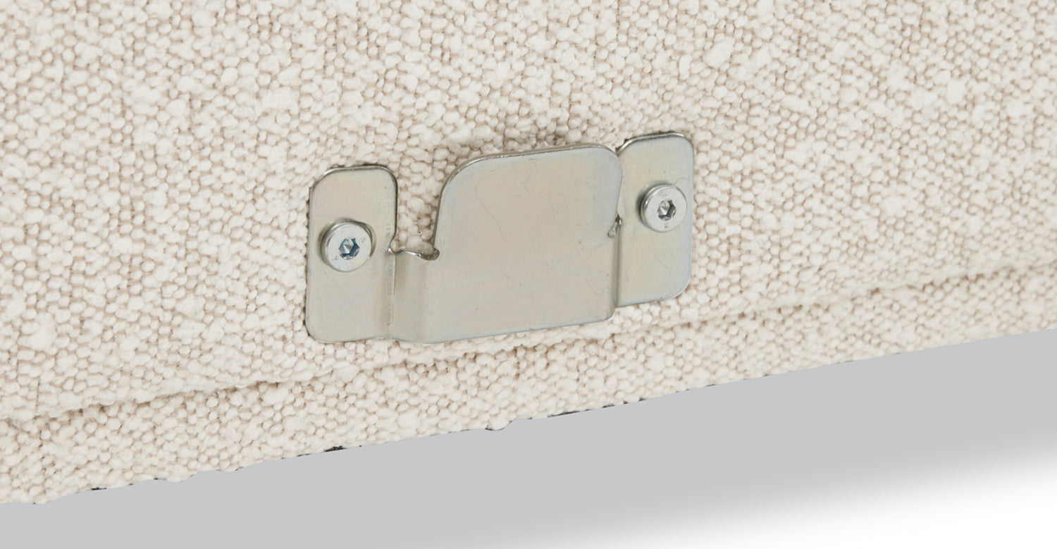 Crema White Boucle