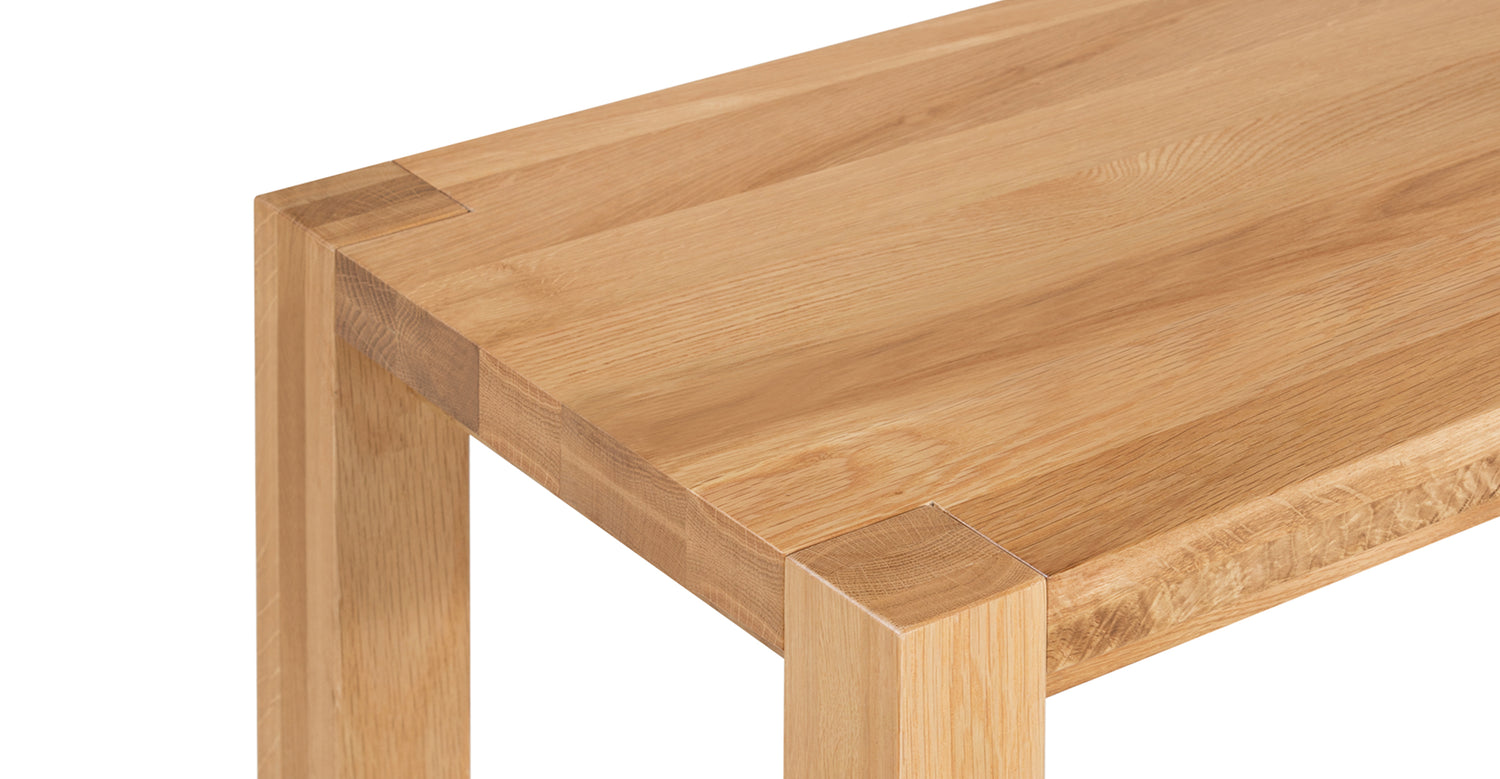 Oak dining bench 120cm clearance