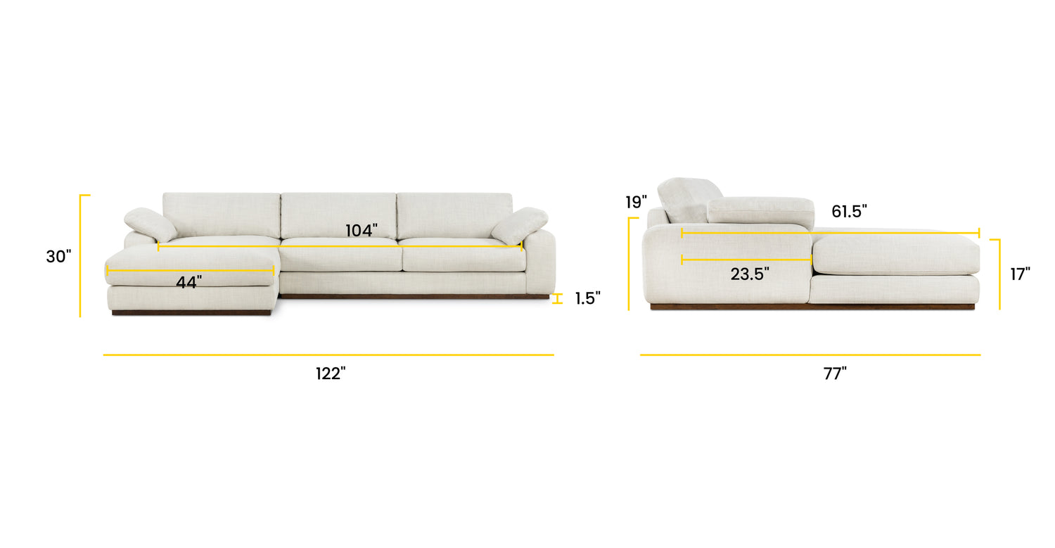 L shaped couch afterpay 2025