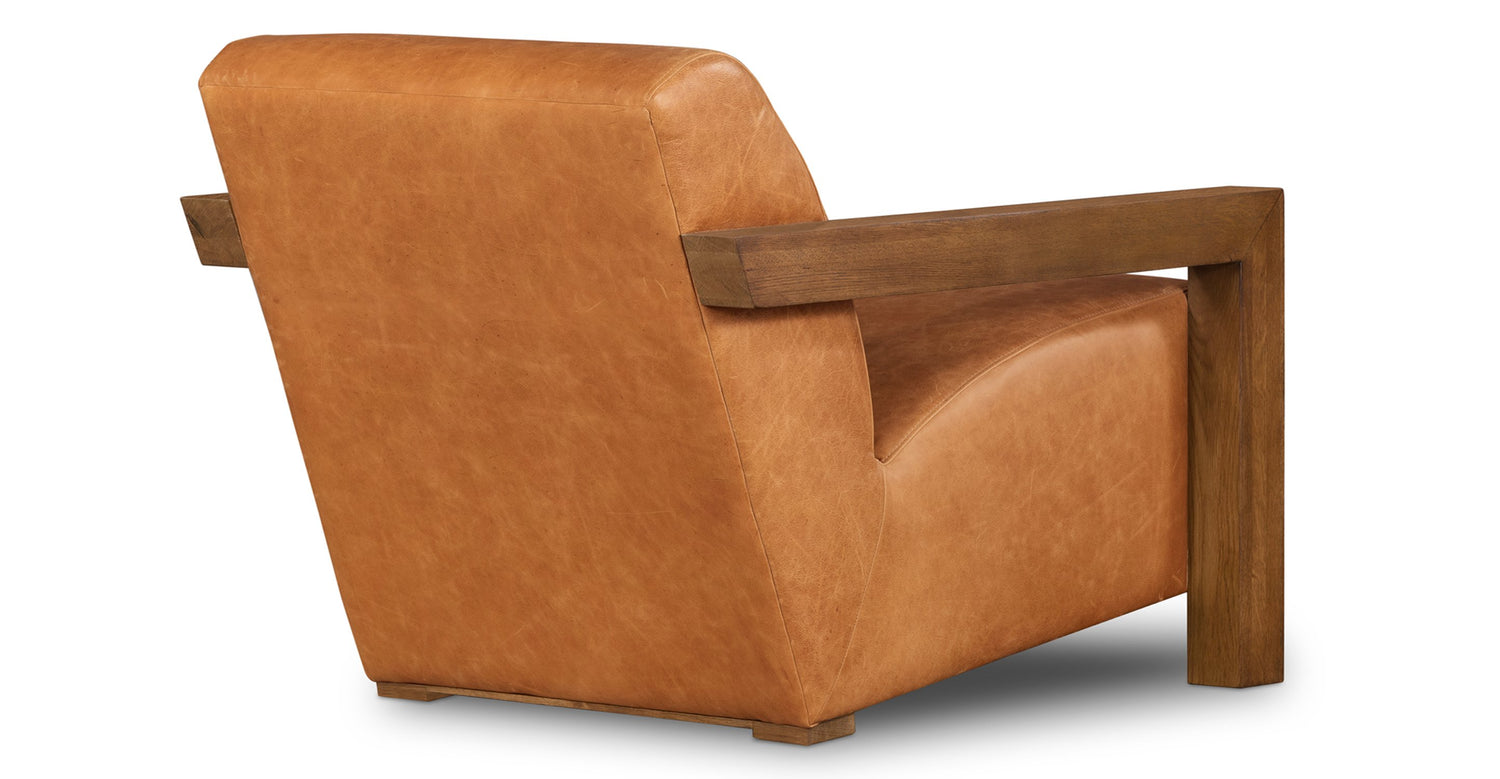 Giza Lounge Chair Cognac Tan/Single