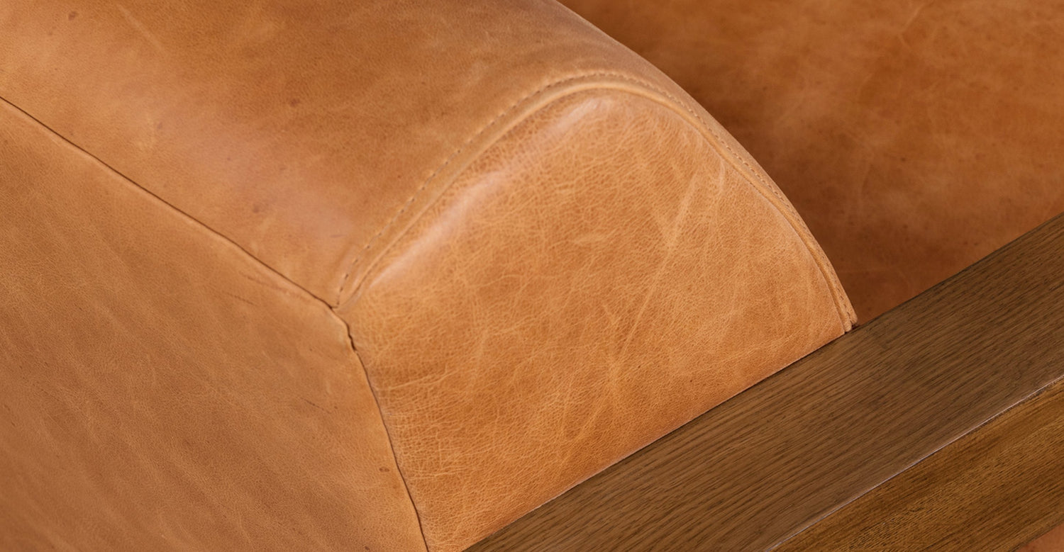 Giza Lounge Chair Cognac Tan/Single