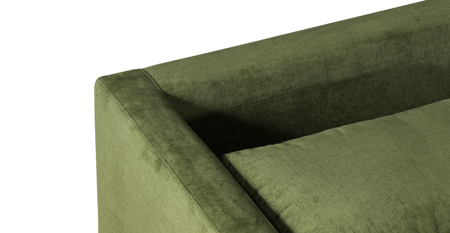 Distressed Green Velvet