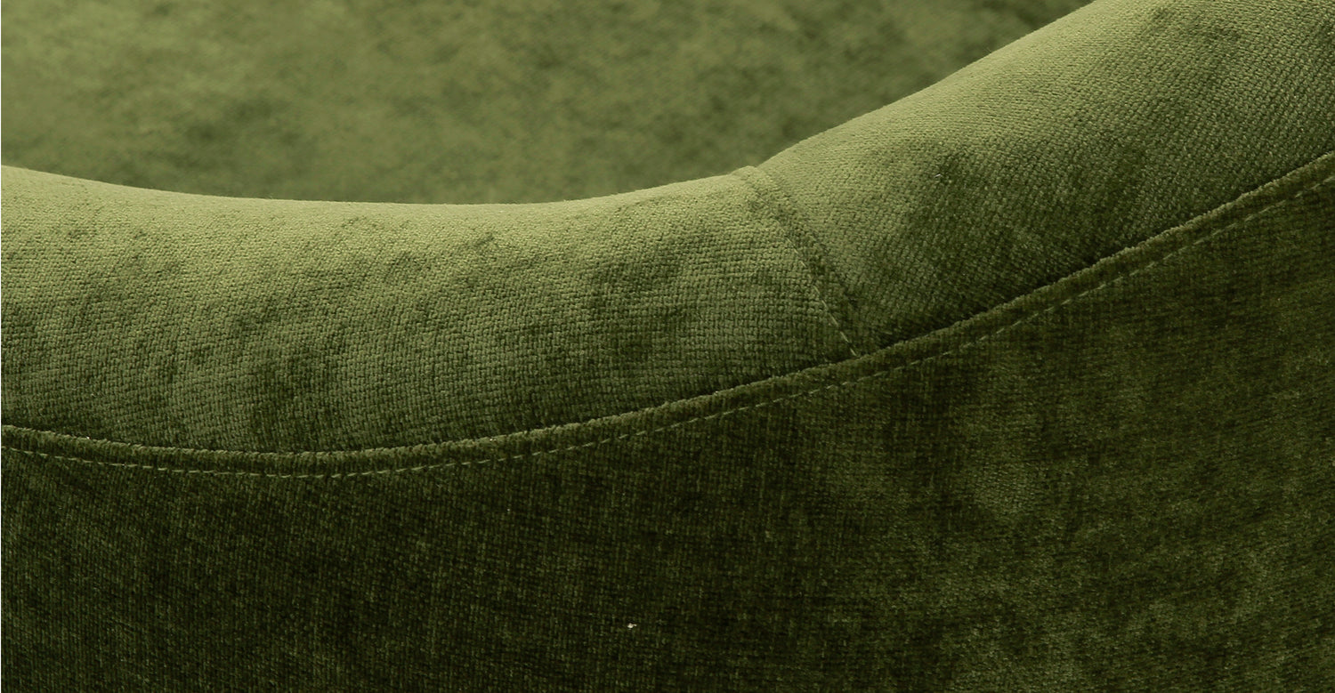 Distressed Green Velvet