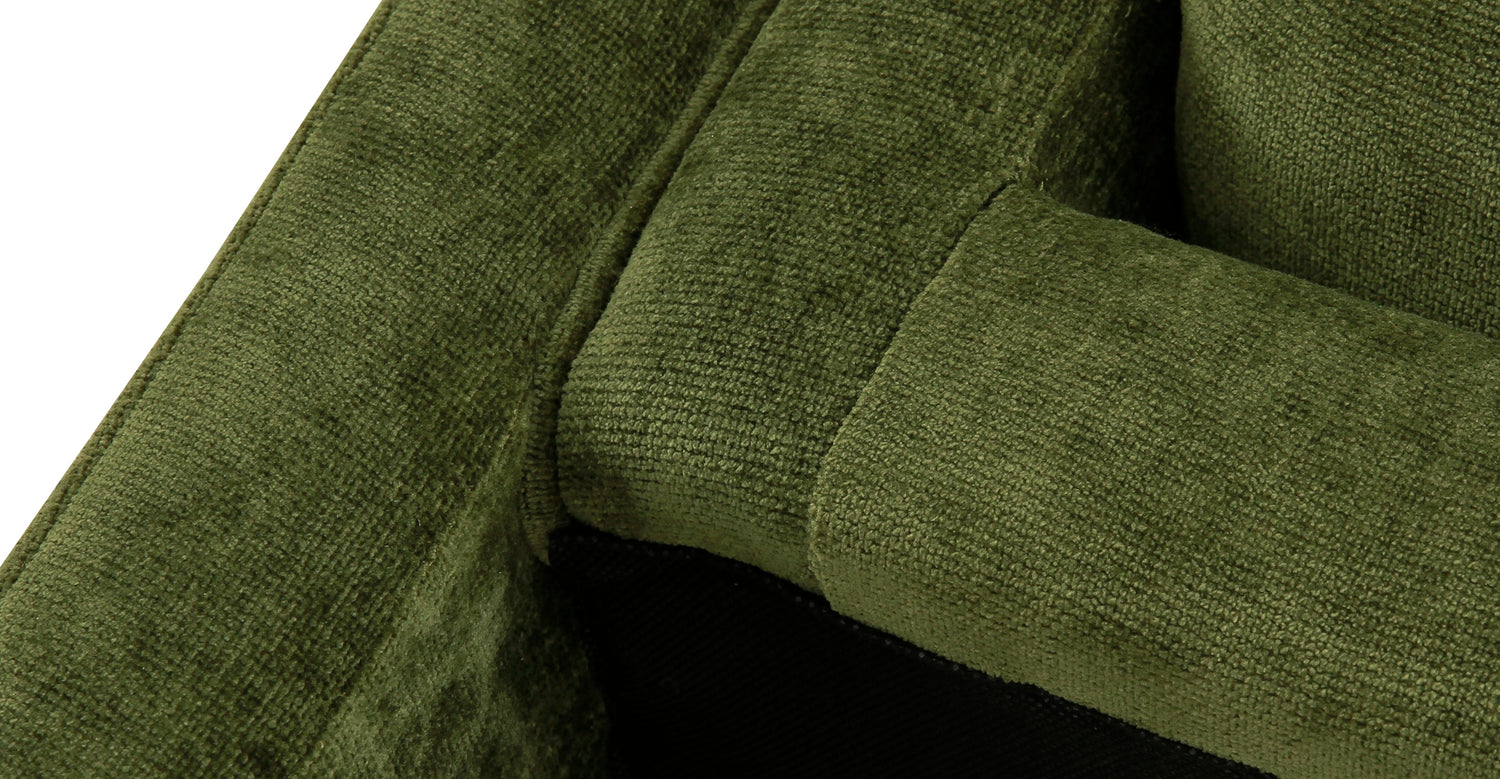 Distressed Green Velvet