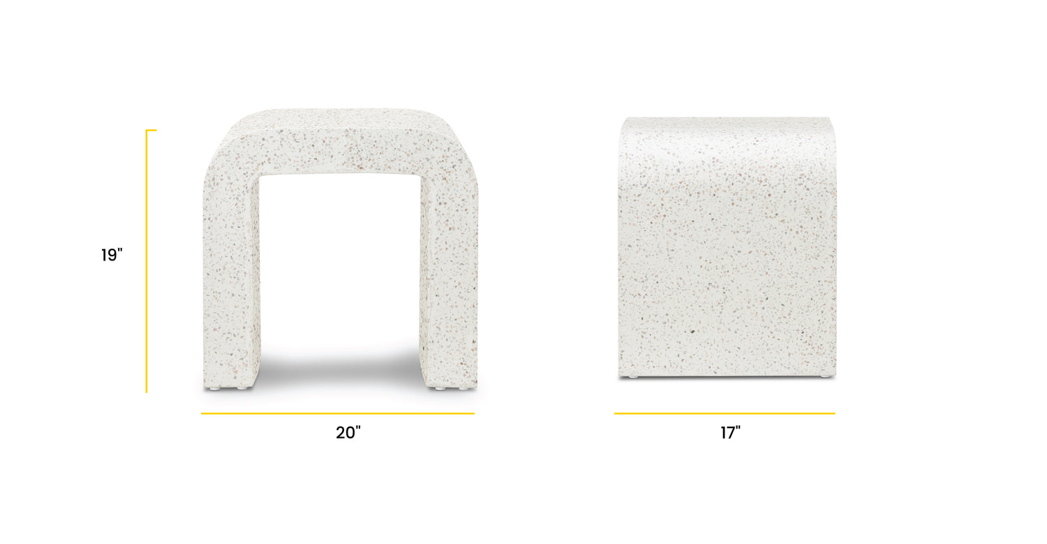 Cream Terrazzo, dimensions