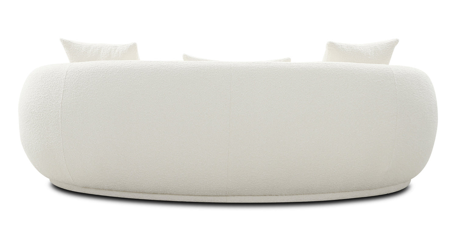 Ivory White Boucle