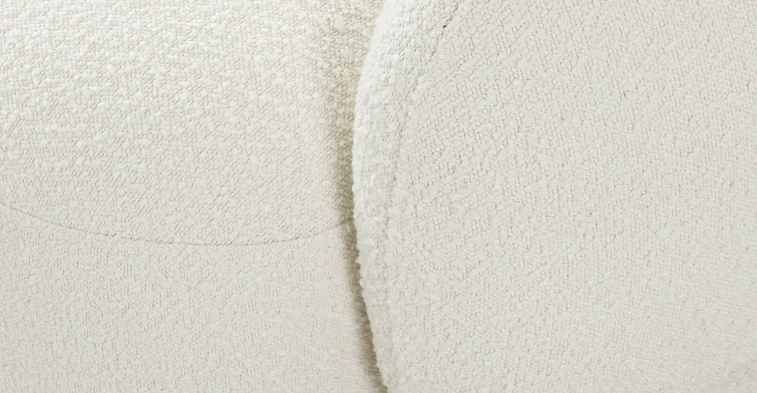 Ivory White Boucle