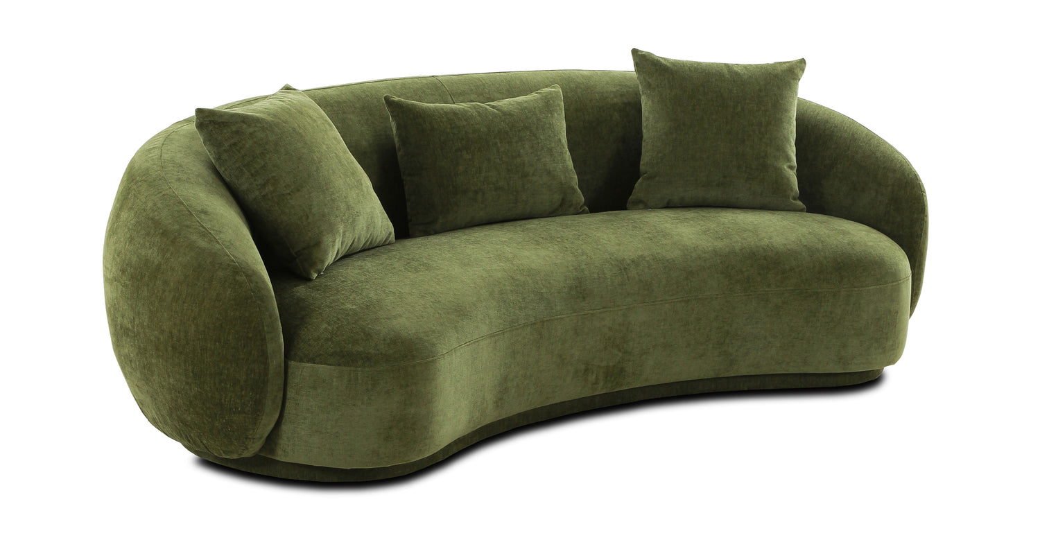 Distressed Green Velvet