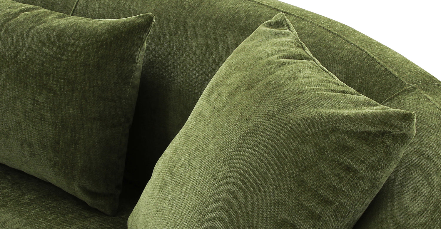 Distressed Green Velvet