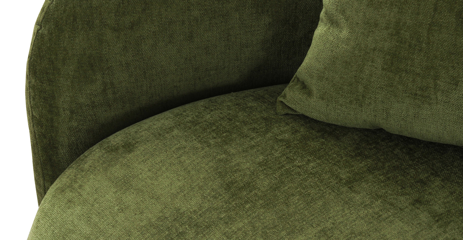 Distressed Green Velvet