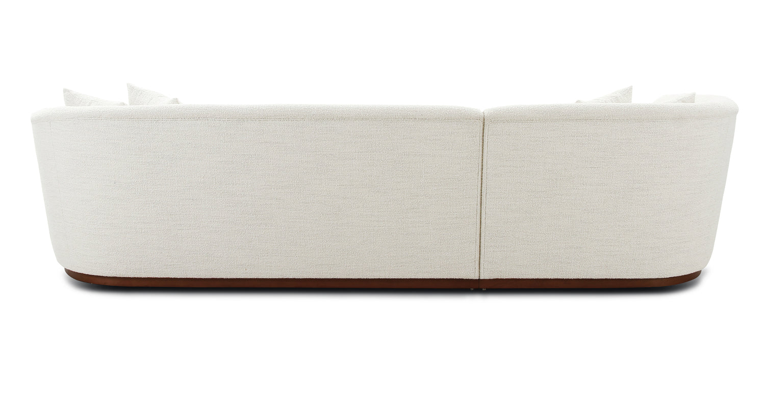 Arles Left-Facing Sectional Cloud White