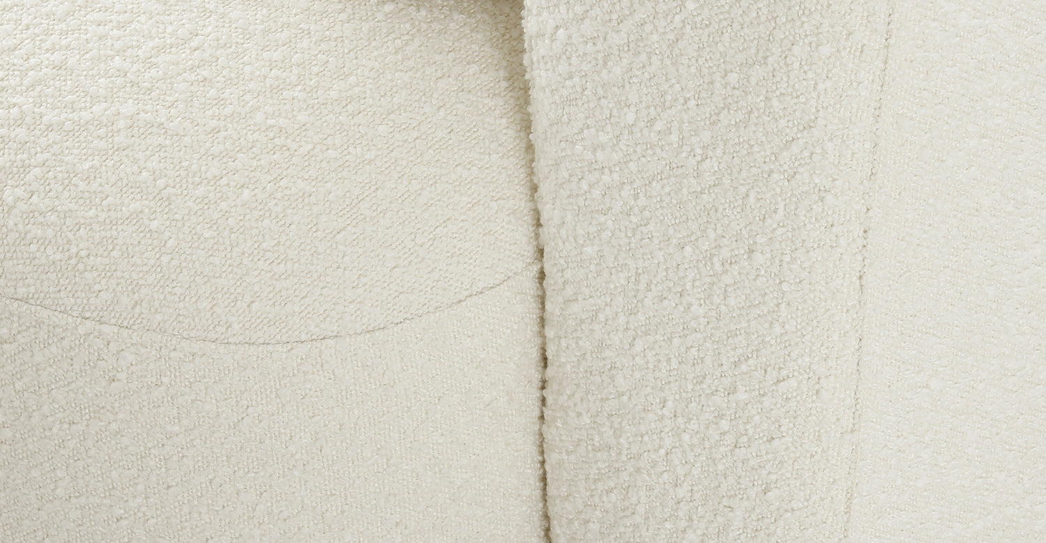Ivory White Boucle