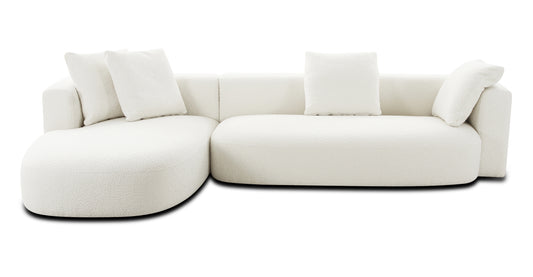 Ivory White Boucle