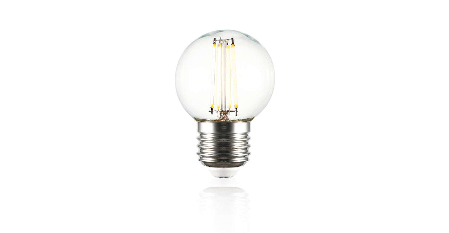 Koby G16.5 Clear LED Filament Light Bulb Clear/Set of 6