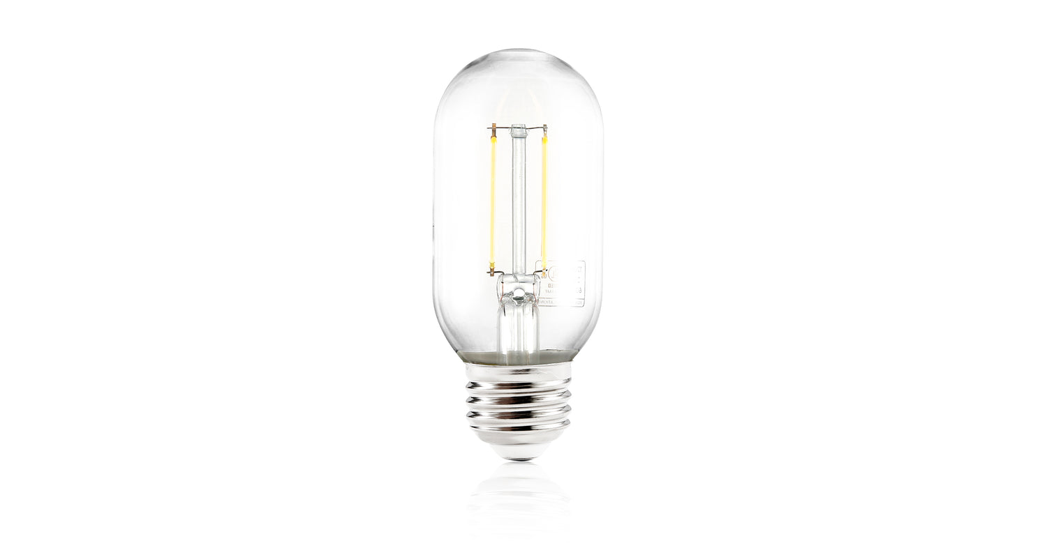 Kashan T14 Clear LED Filament Light Bulb Clear/Set of 6