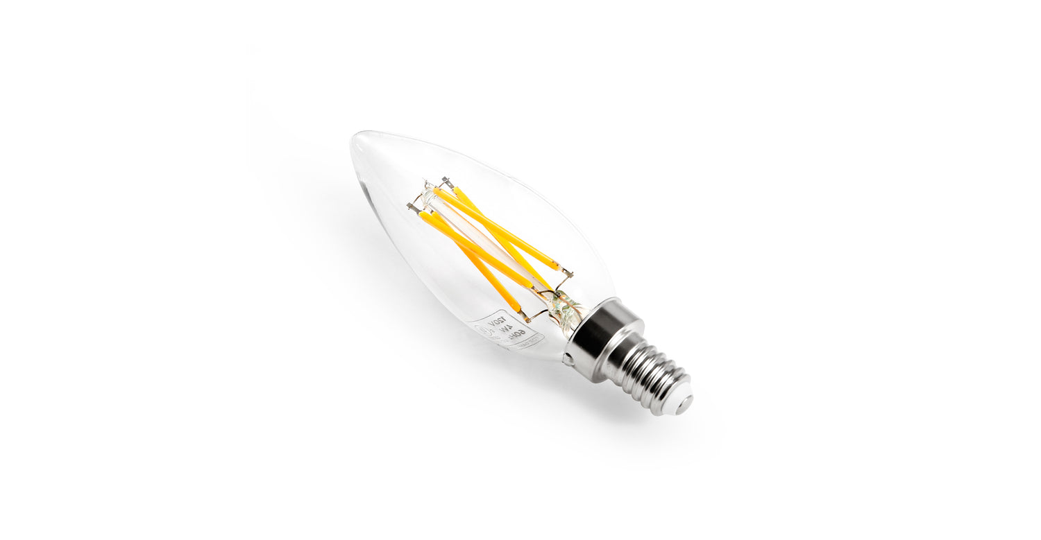 Arden C32 Clear LED Filament Light Bulbs Clear