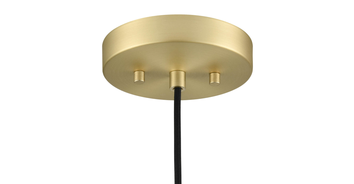 Zeno Globe Pendant Brass/Clear