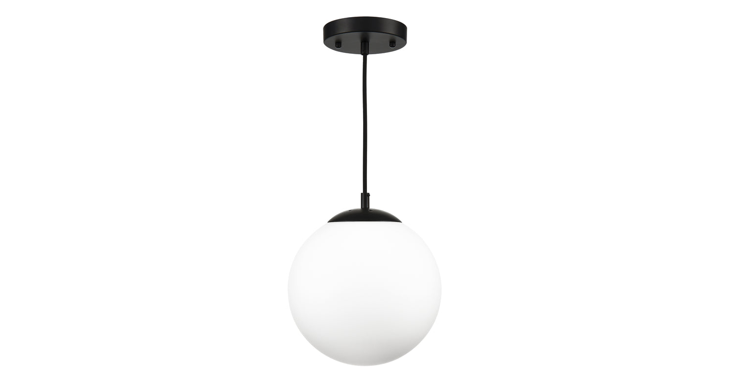 Zeno Globe Pendant Black/White