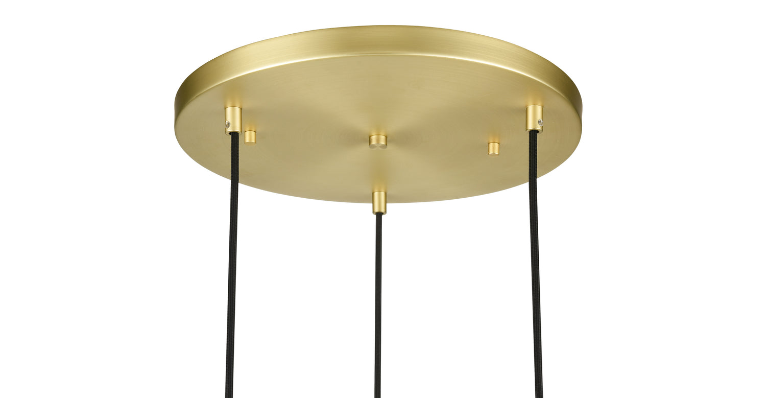 Brushed Brass/White,