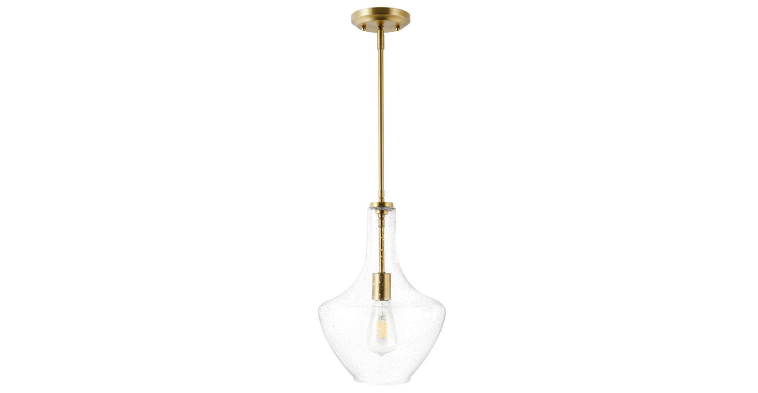 Sienna Pendant Lamp Brushed Brass/Seeded,