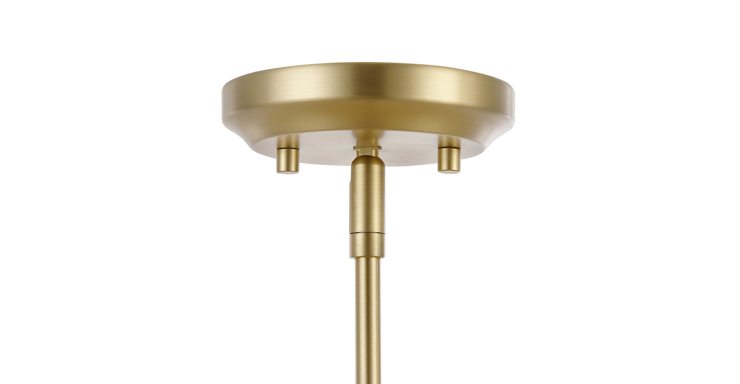 Brushed Brass/Clear,