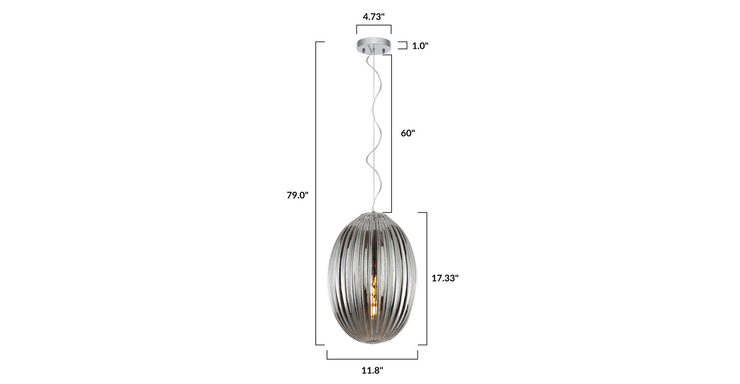 Chrome/Smokey, dimensions