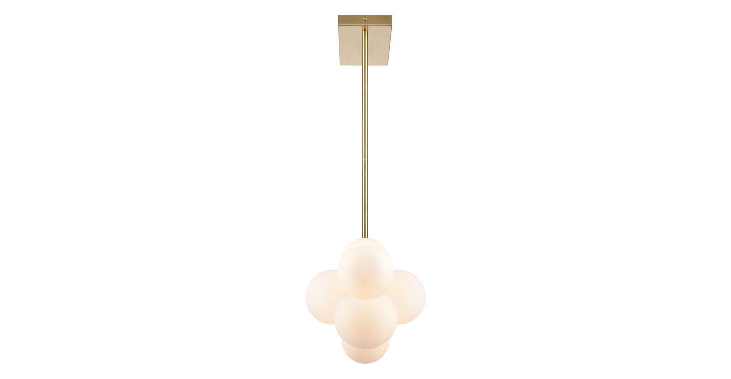 Brushed Brass/Frosted,